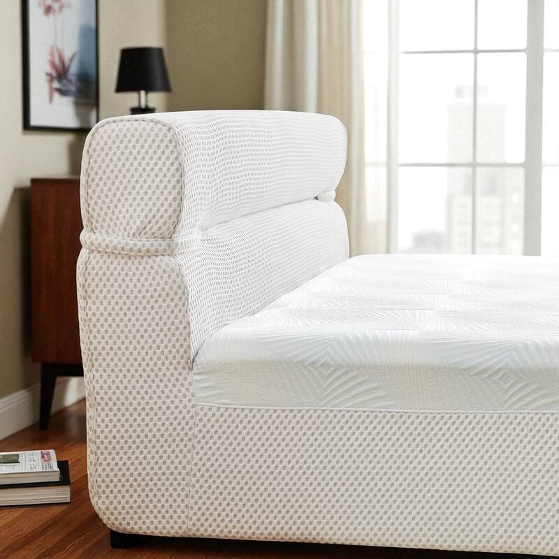 Compressed Integrated Bed in a Box, All-in-One Frame & Mattress, Cooling Hybrid, No-Assembly, Full/Queen/King