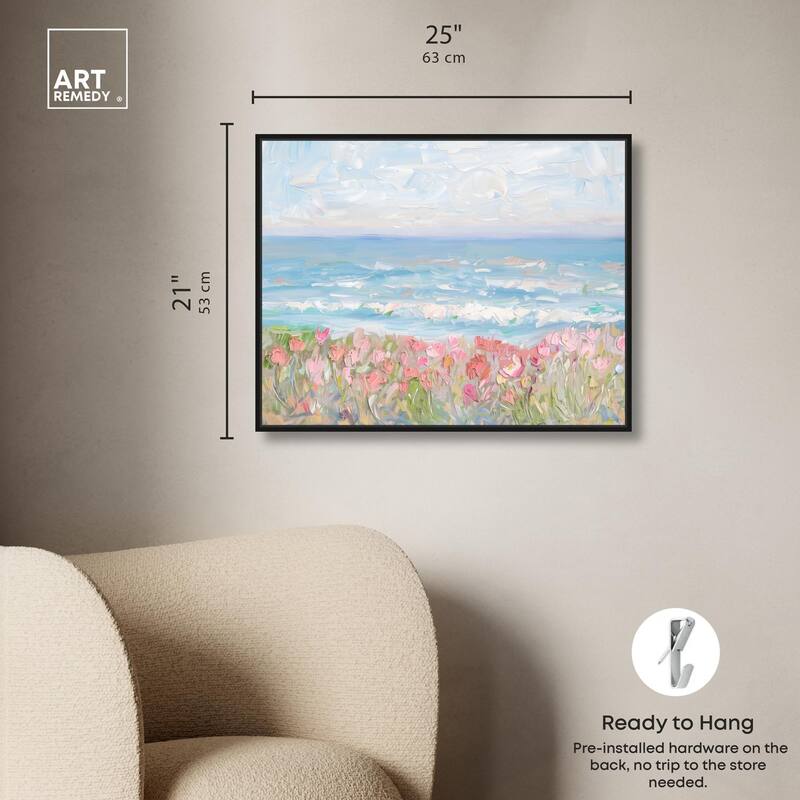 Waves of Peace Canvas by Art Remedy