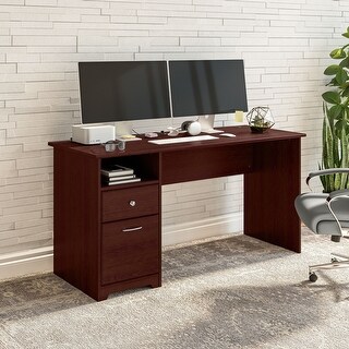 Bush Computer Table Desk Bush Home Cabot 60W Computer Desk with Drawers and Storage - Bed Bath ...