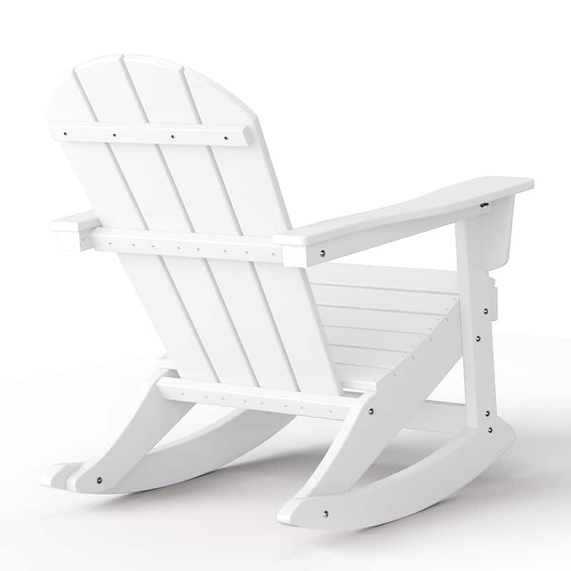 Polytrends Laguna Hdpe All Weather Outdoor Patio Rocking Chair