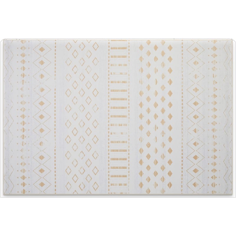 HomeRoots Abstract Geometric Casual Rectangle Area Rug - 8' X 10'
