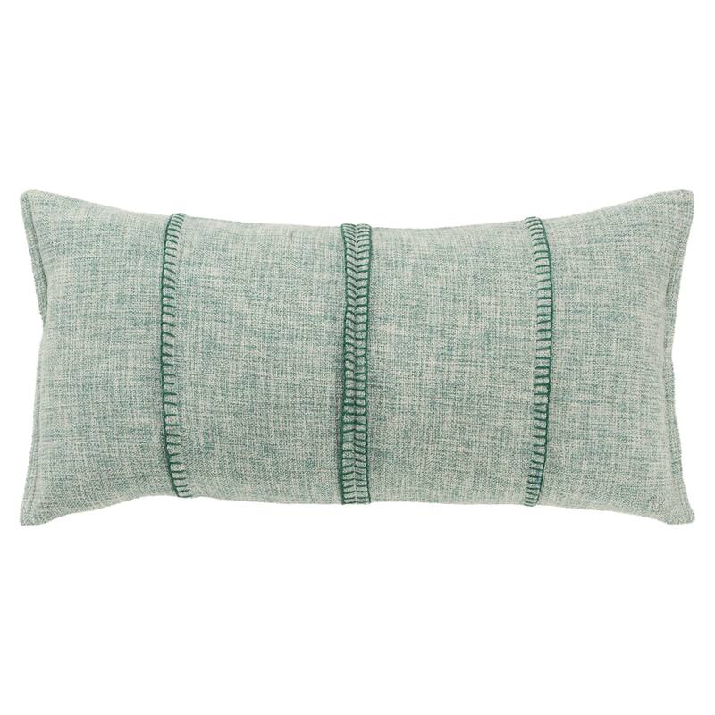 Rizzy Home Woven Down Filled Decorative Pillow 14"x26"
