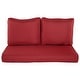 preview thumbnail 60 of 163, Haven Way Universal Outdoor Deep Seat Loveseat Cushion Set