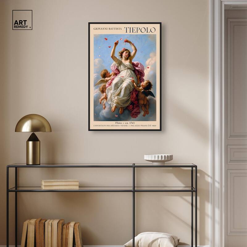 Flora in the Venetian Sky Canvas by Art Remedy