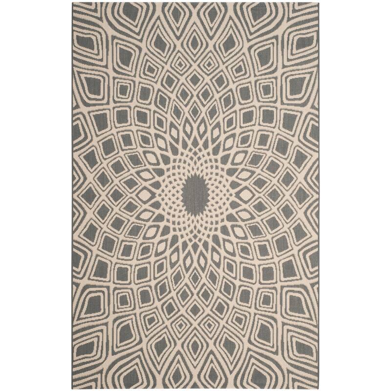 SAFAVIEH Courtyard Misako Indoor/ Outdoor Waterproof Patio Backyard Rug