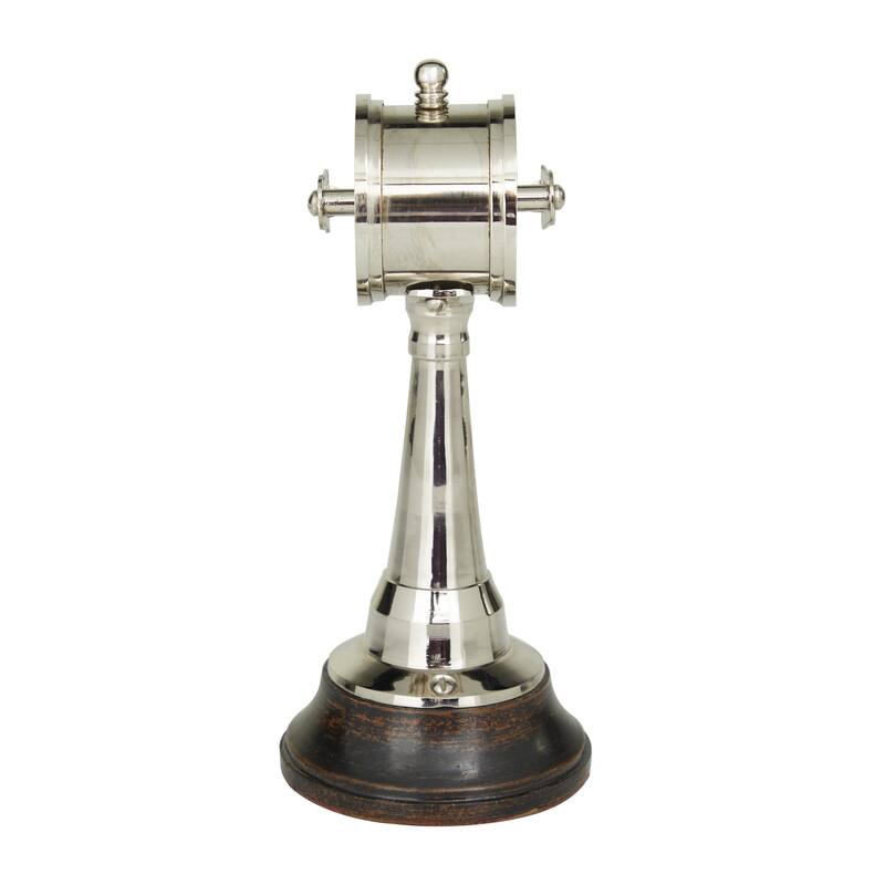 Metal Ship Telegraph - Silver - Roche River Decor
