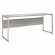 preview thumbnail 15 of 63, Hybrid 72W x 24D Computer Table Desk by Bush Business Furniture