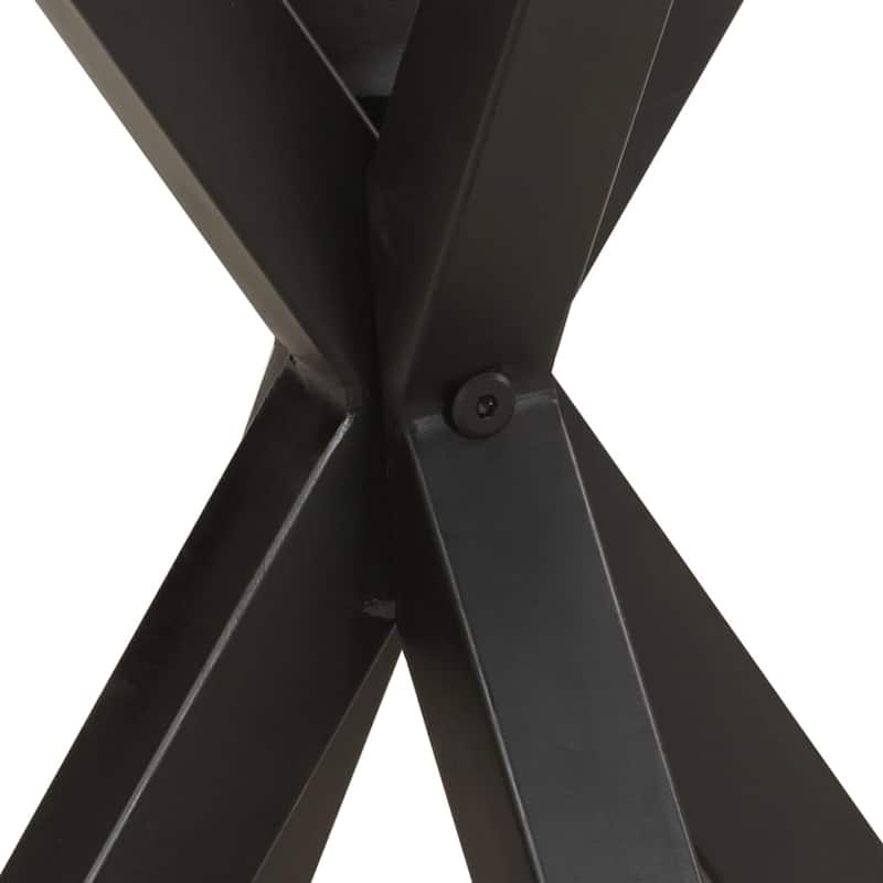vidaXL Side Table 18.9"x18.9"x22" Solid Mango Wood - 18.9" x 18.9" x 22"