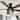 Bella Depot 52" Black Industrial Flush Mount Ceiling Fan with Light and Remote 6-speed Reversible DC Motor.