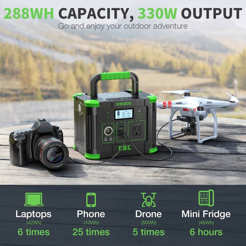 EBL Portable Power Station Voyager 330W