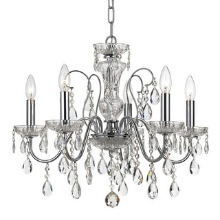 Crystorama Lighting Group Butler 5 Light 23" Wide Crystal Chandelier