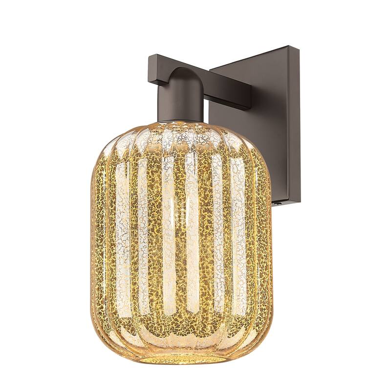 Innovations Lighting 716-1W-14-7 Preston Sconce Preston 14" Tall Wall - Oil Rubbed Bronze / Mercury