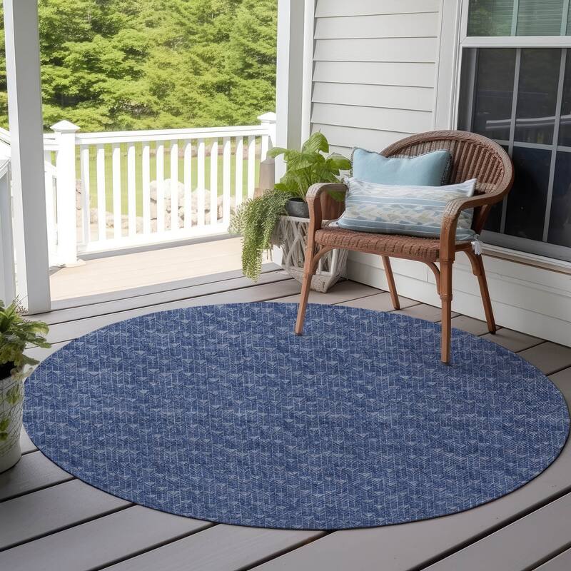 Machine Washable Indoor/ Outdoor Arrows Chantille Rug
