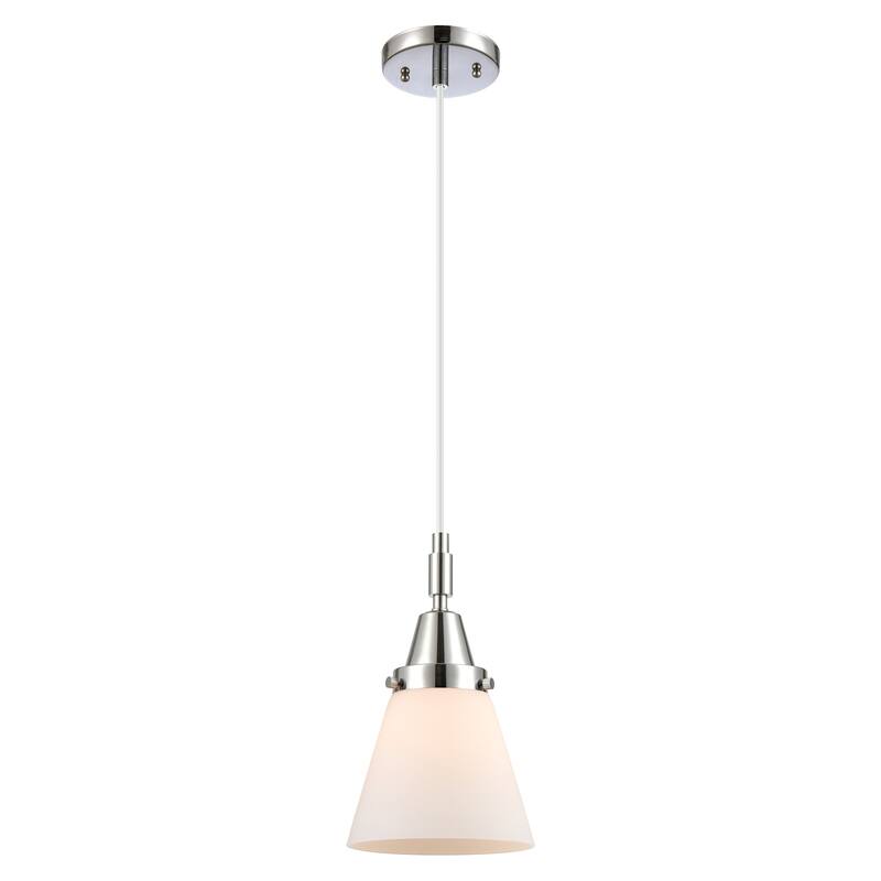 Innovations Lighting 447-1P-G61 Cone 6" Wide Mini Pendant with Matte