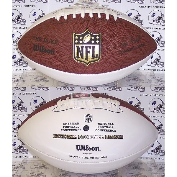 Shop Wilson Nfl 3 White Panel Autograph Model Football F1192