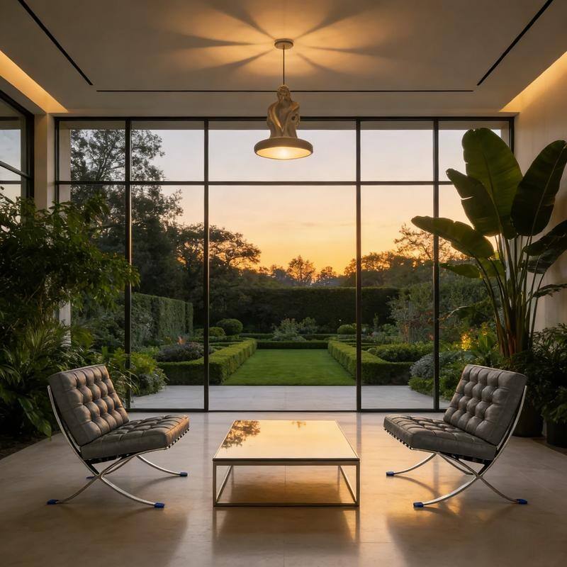 Mid Century Tufted Top Grain/ Faux Leather Upholstered Lounge Chair