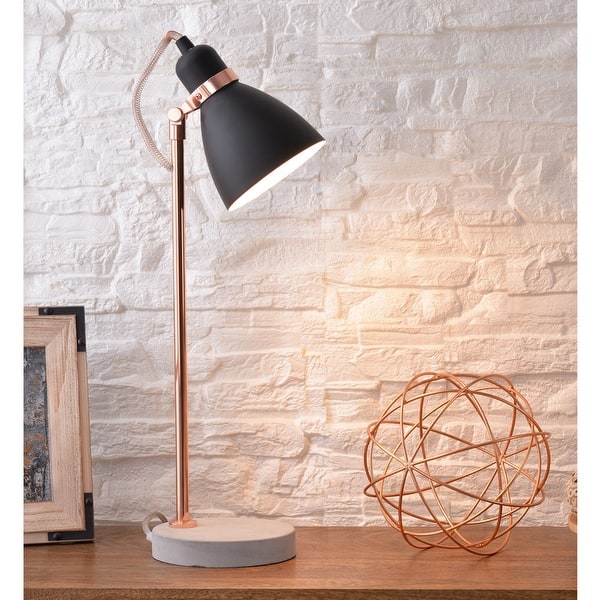 Lola Black, and Concrete Table Lamp - Bed Bath & Beyond - 19292216