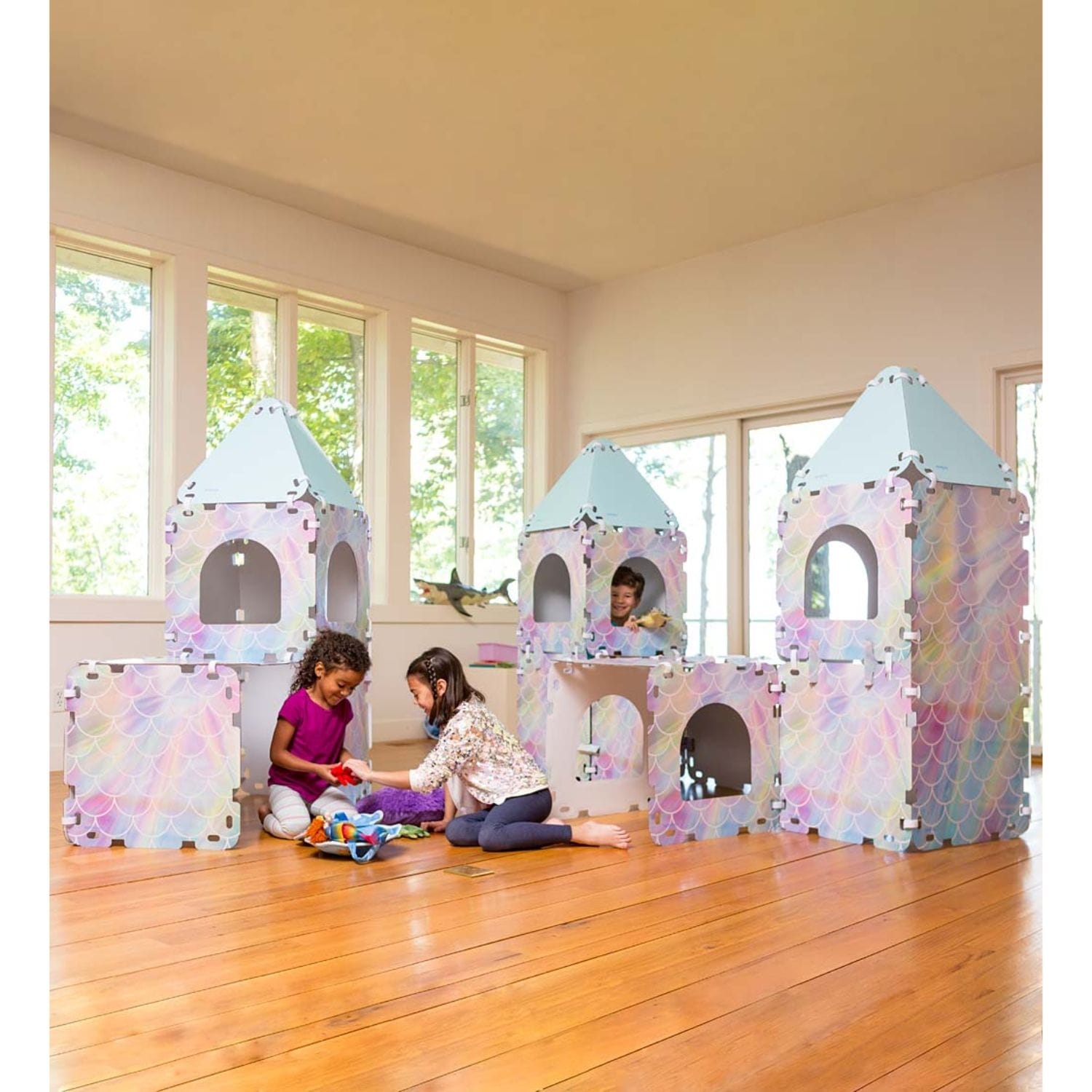 HearthSong Sea Castle Fantasy Fort, 24 Pieces - One Size