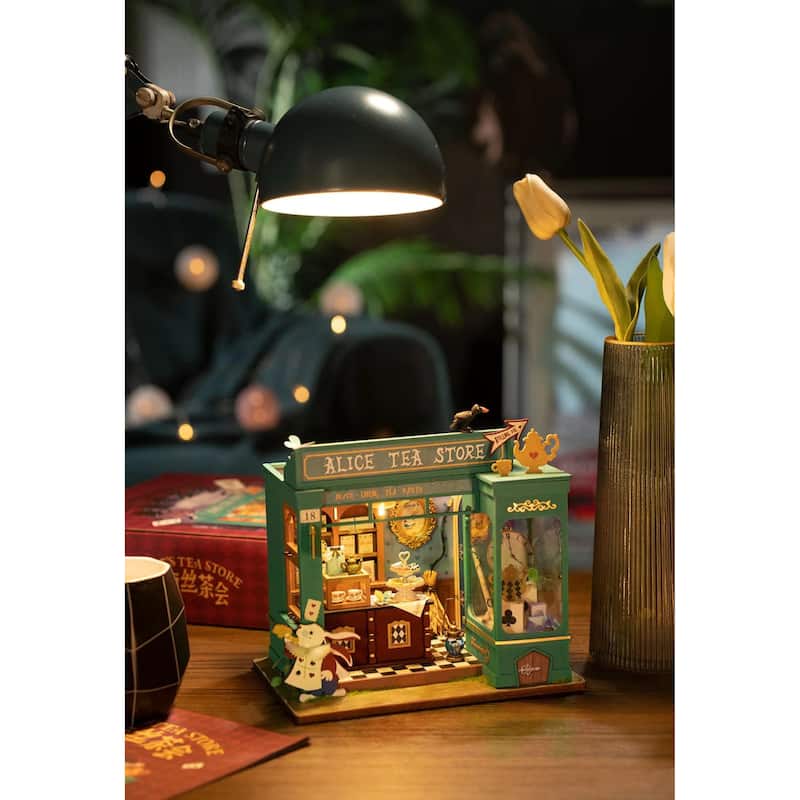 DIY 3D House Puzzle - Alice's Tea Store 136 Pcs