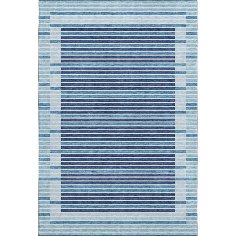 Premium Washable Super Soft Border Geo Mayfield Rug