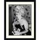 preview thumbnail 1 of 3, Framed Art Print 'Marilyn Monroe, Chanel No. 5' by Ed Feingersh 29 x 36-inch