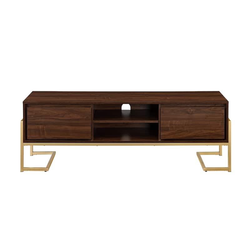 Middlebrook Contemporary Metal-Base 2-Drawer TV Stand