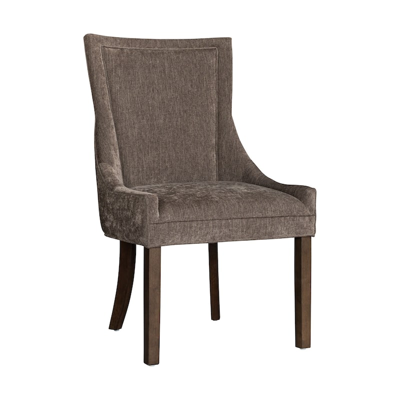 Madison Park Signature Ultra Upholstered Dining Side Chairs With Wood Legs (Set of 2) - N/A