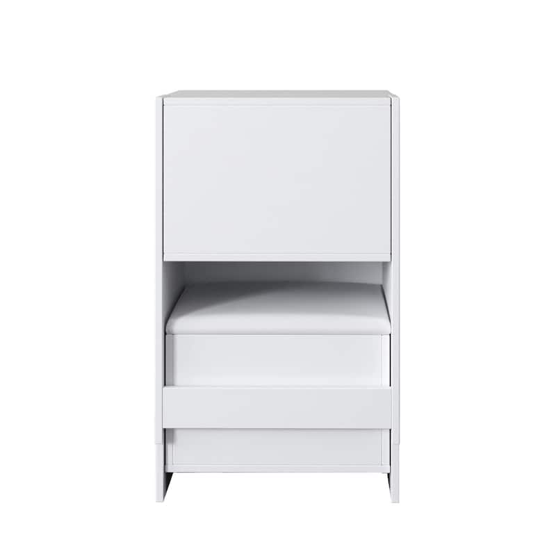 3-in-1 Versatile Vanity Desk Dressing Table with Top Mirror and Drawers