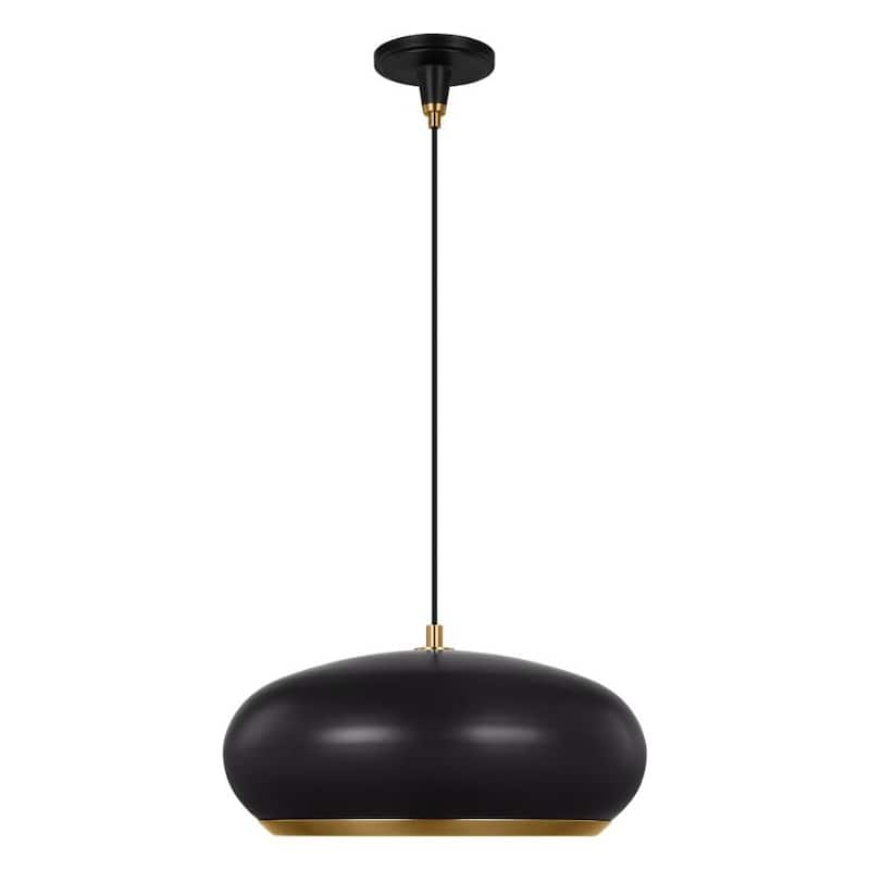 Clasica Transitional Large Pendant in Aged Iron