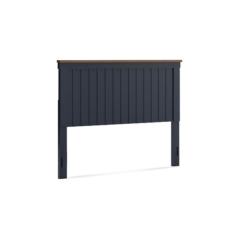 Signature Design by Ashley Landocken Brown/Blue Queen Panel Headboard
