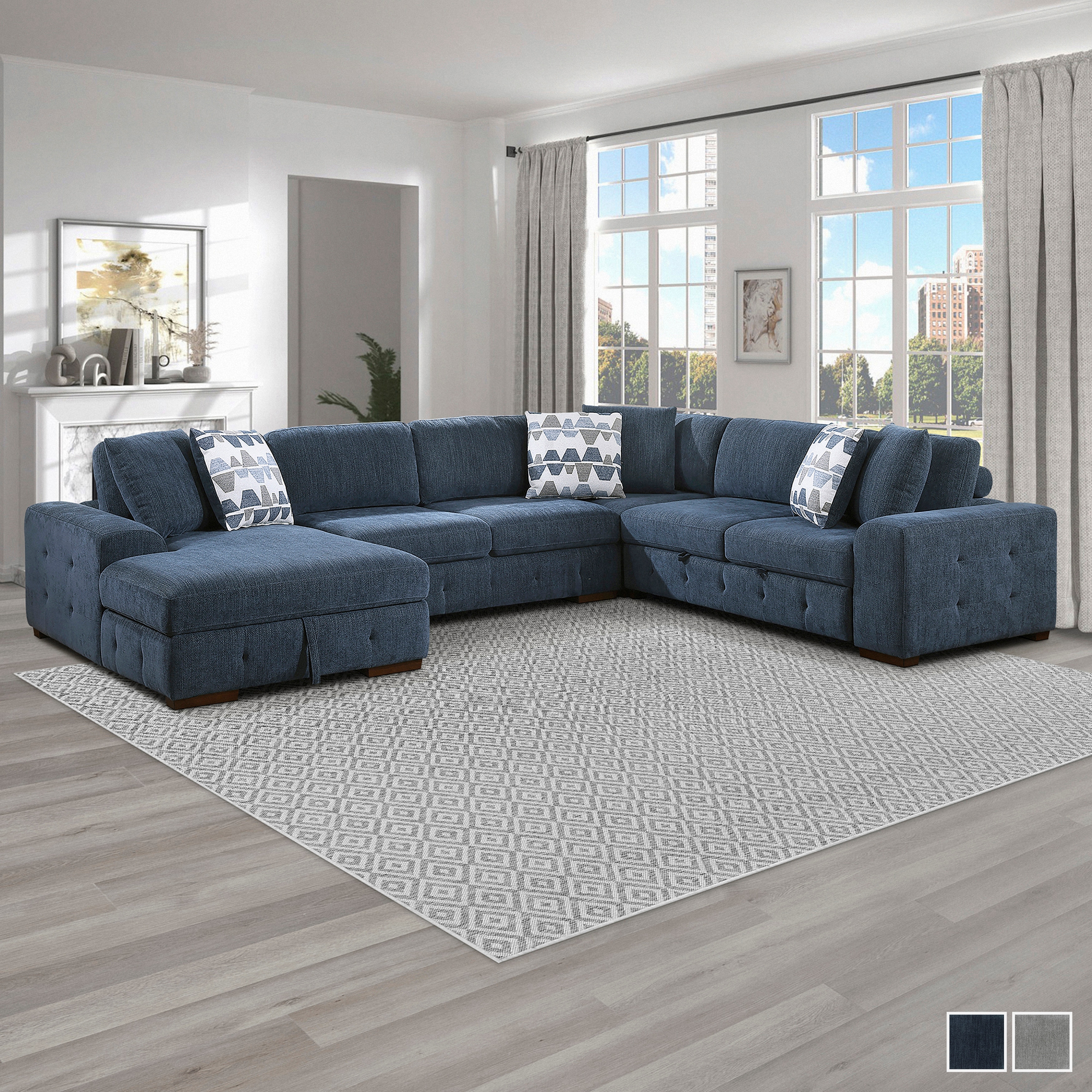 Sectional sofa sleeper bed outlet