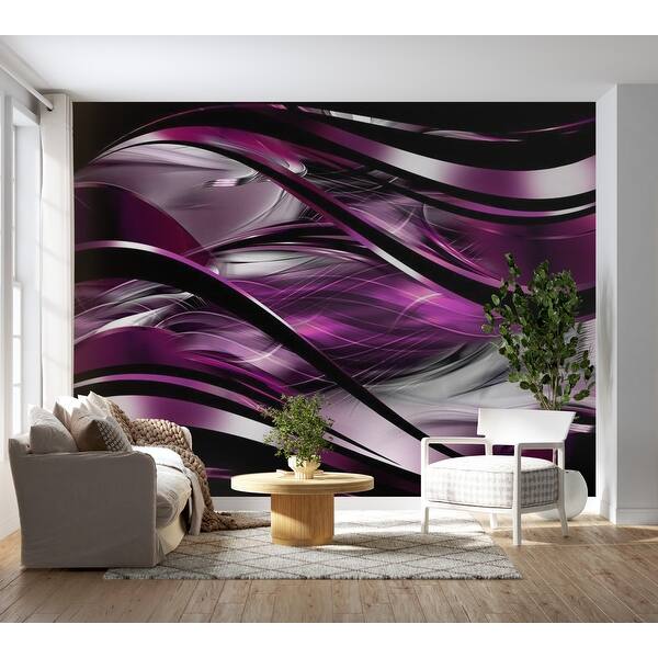 Peel & Stick Glam Wall Mural - Blueberry Dream - Removable Wallpaper ...