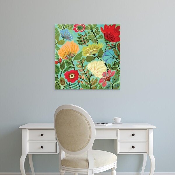 Easy Art Prints Karen Fields's 'Freedom Garden' Premium Canvas Art