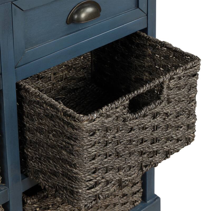 Rustic Storage Cabinet with Two Drawers