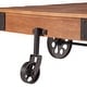 preview thumbnail 14 of 18, Myra Industrial and Rustic 47-inch Coffee Table by iNSPIRE Q Classic