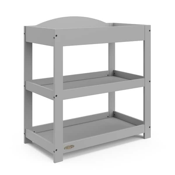 slide 2 of 25, Graco Customizable Changing Table with Water-Resistant Changing Pad Pebble Gray - Assembly Required