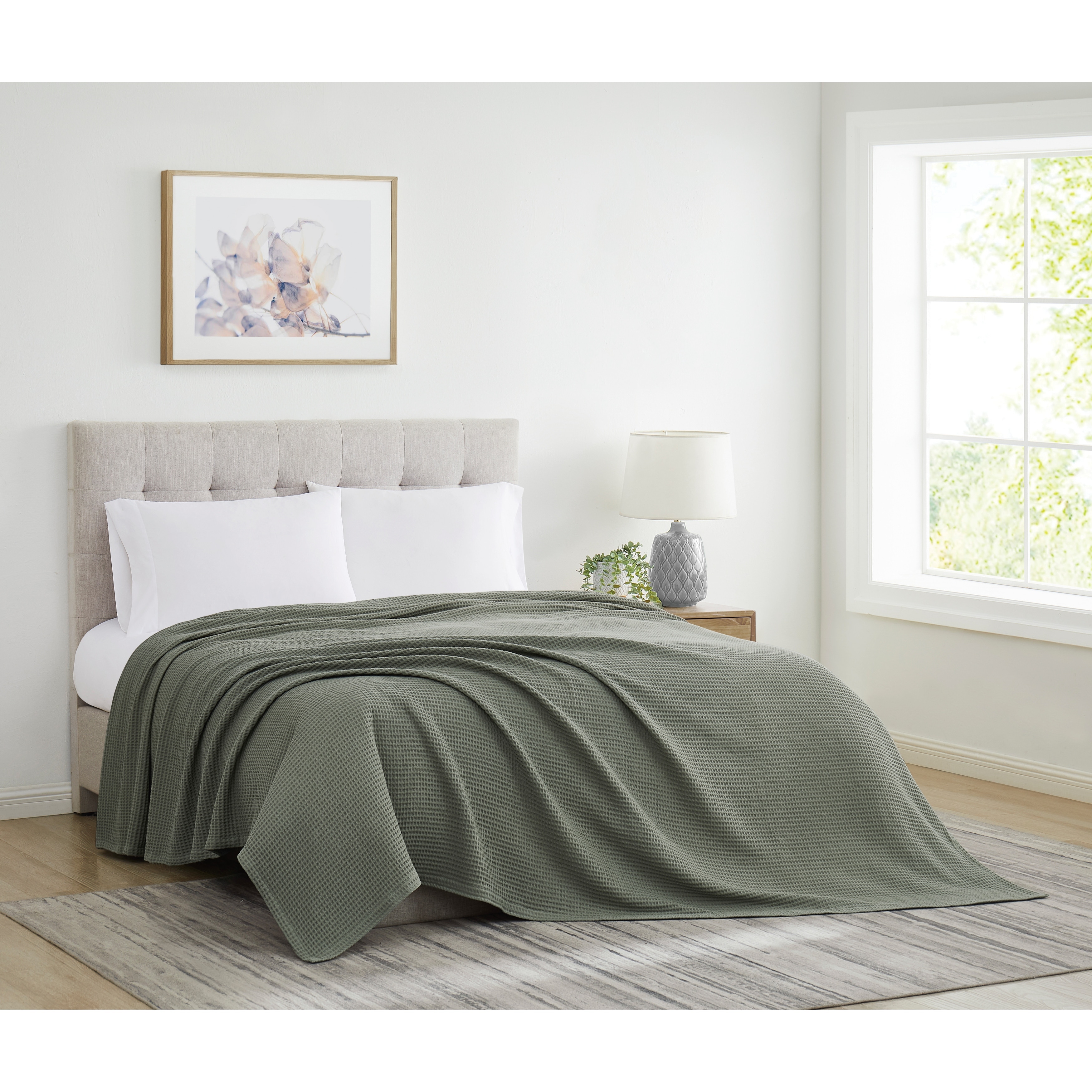 Cannon Heritage Cotton Waffle Blanket and Throw