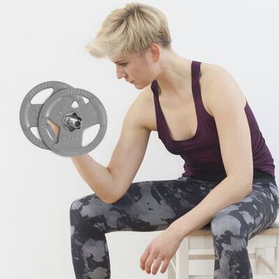 Olympic Weight Plates 11LB Plates Standard 2" Exercise Weights Weightlifting and Bodybuilding