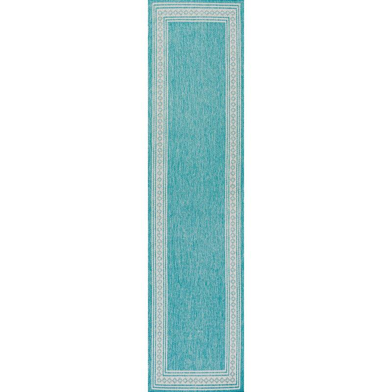 JONATHAN Y Havana Classic Diamond Border Indoor/Outdoor Area Rug