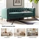 preview thumbnail 17 of 58, HULALA HOME Calymne 84" Modern Square Arms Sofa with Button-Tufted Back