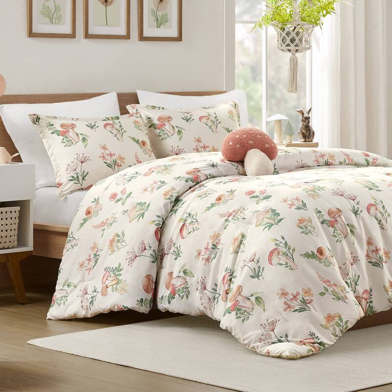 Intelligent Design Brynn Mushroom Garden Comforter Set