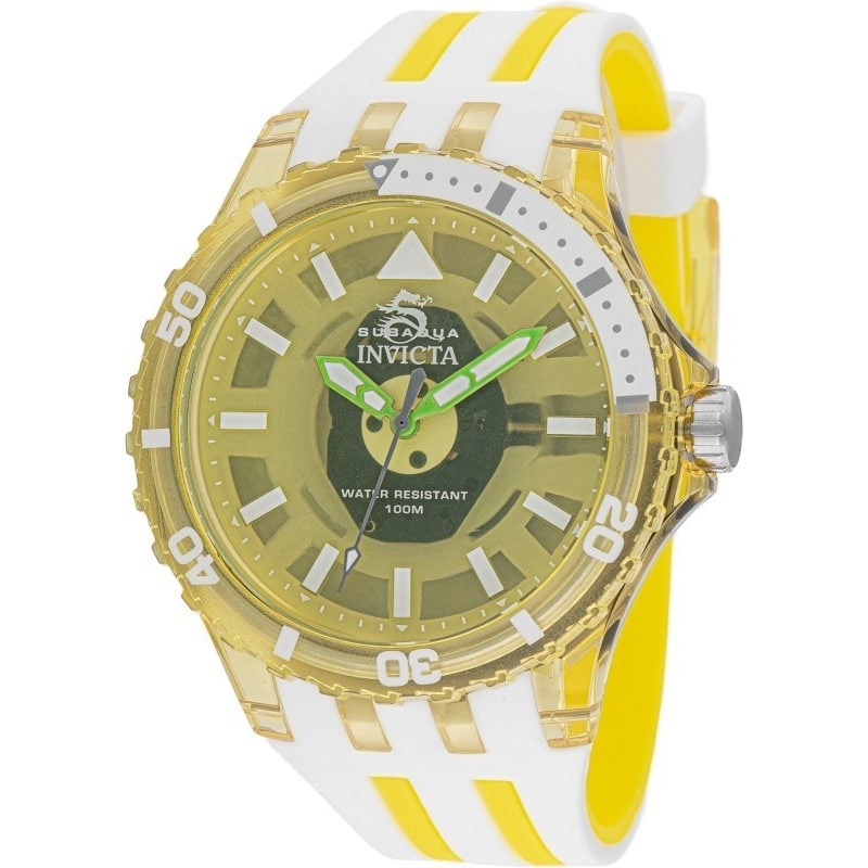 Invicta Men's 69451 Subaqua Quartz PC21S Plastic Dial Watch - Green