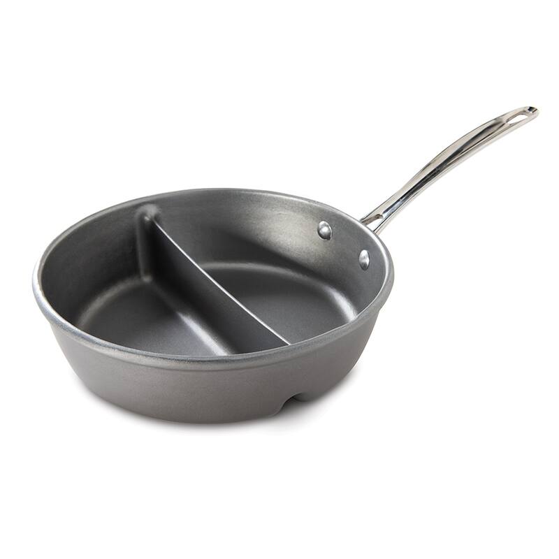Nordic Ware 2-in-1 Divided Sauce Pan - Silver
