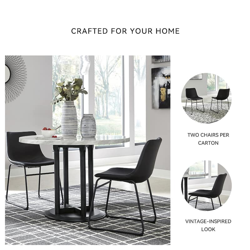 Signature Design by Ashley Centiar Grey Dining Chairs (Set of 2)