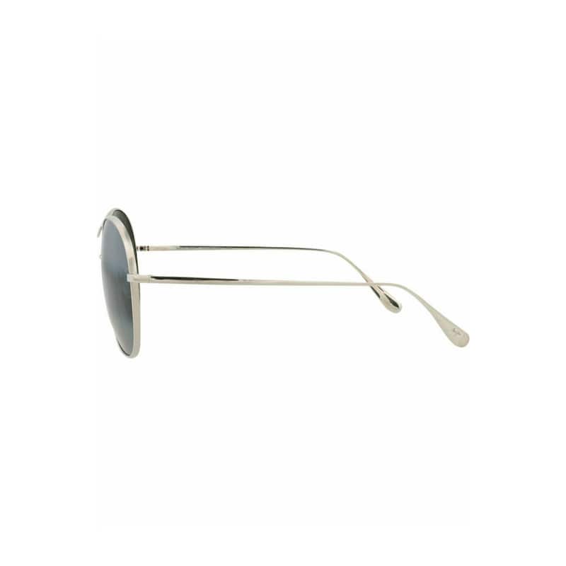 Maui Jim Round-Frame Titanium Sunglasses