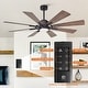 preview thumbnail 8 of 46, Parrot Uncle 60" Farmhouse Integrated LED Windmill Ceiling Fan with Light and Remote