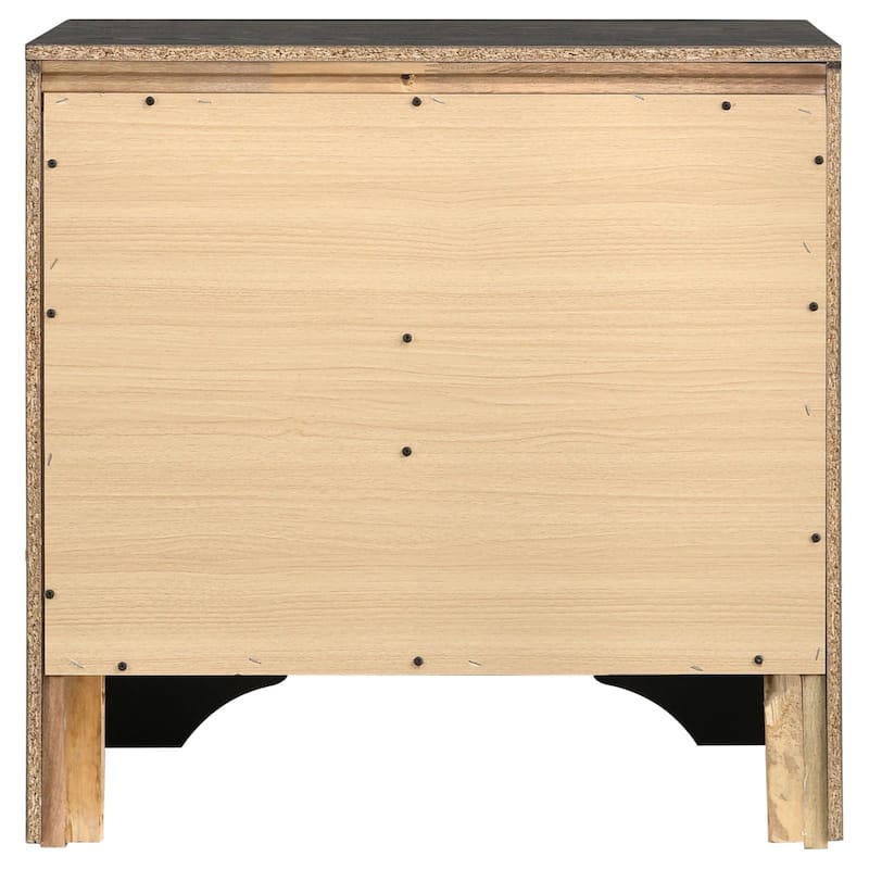 2-drawer Nightstand with Hidden Jewelry Tray，Suitable for bedrooms,living rooms,apartments