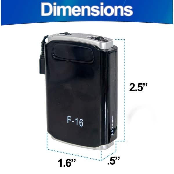 Personal Hearing Aid Sound Amplifier w/ Volume & Frequency Control - 50dB Gain, Portable, Lightweight Compact Digital Ear Aid