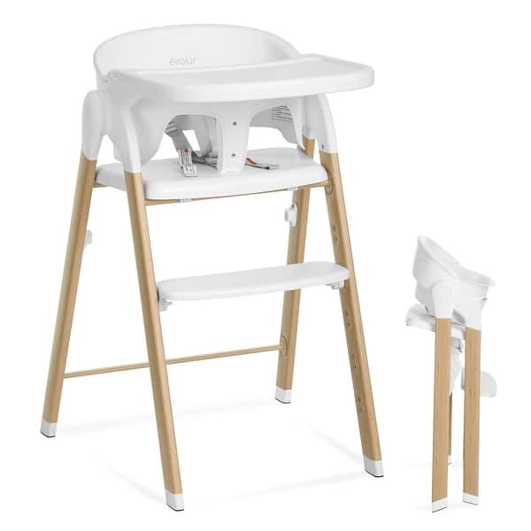 slide 2 of 18, Evolur Nimbus HighchairEvolur Nimbus Highchair White