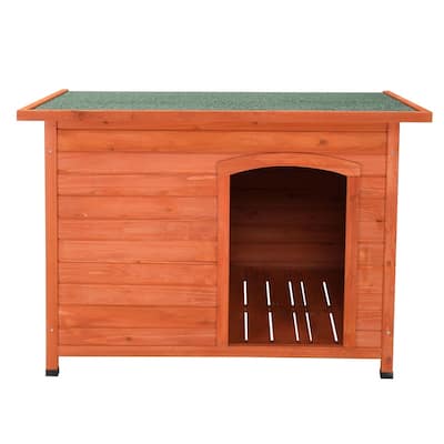 Waterproof Wood Dog House - N/A